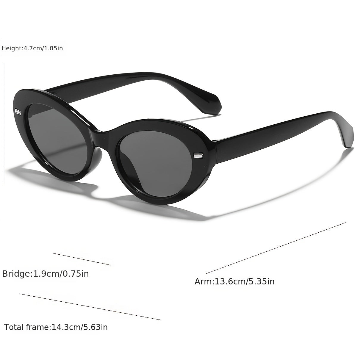 Men's Casual Oval Frame Sunglasses