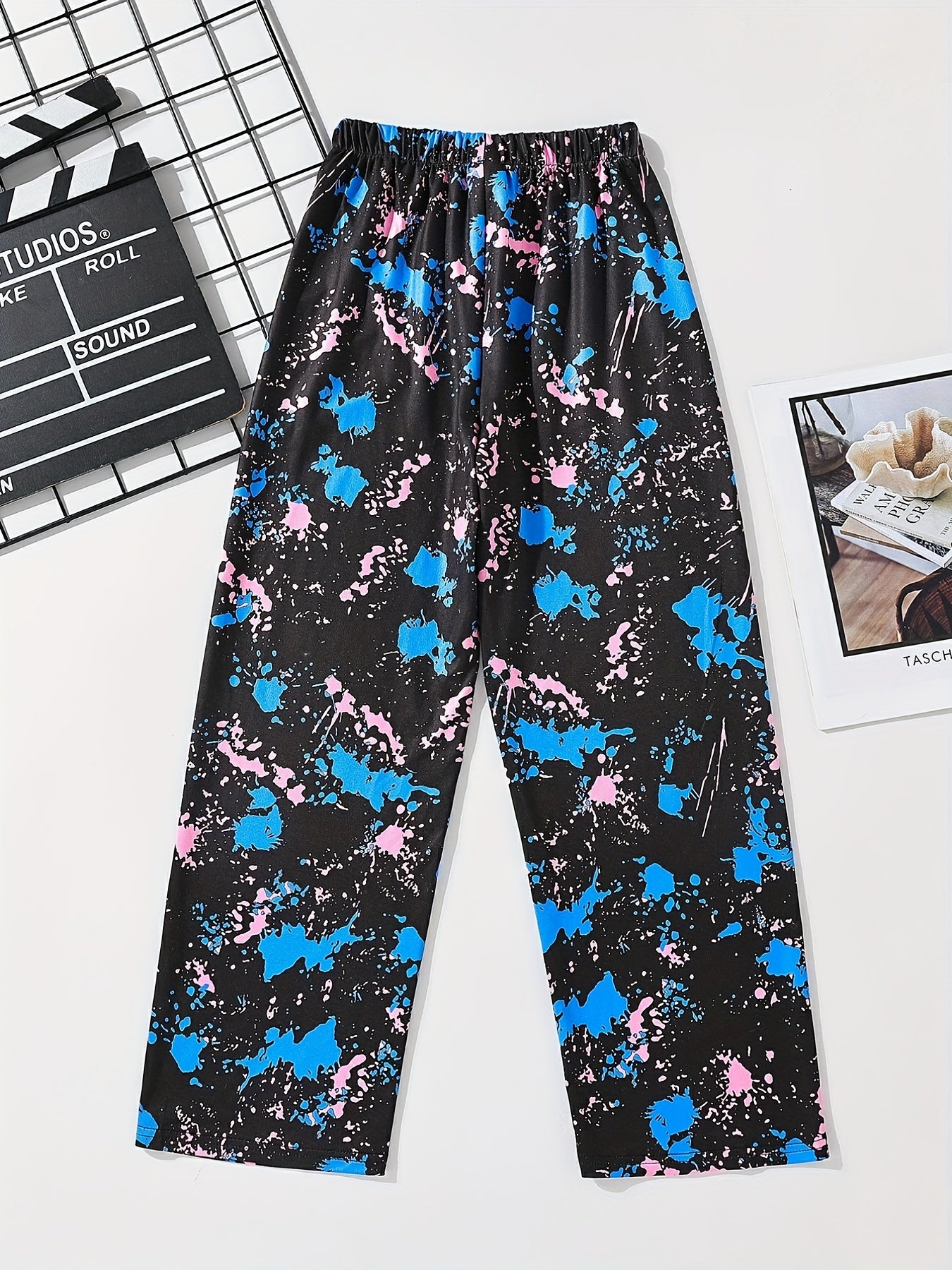 Kid's Reflective Paint Splash PJ Bottoms