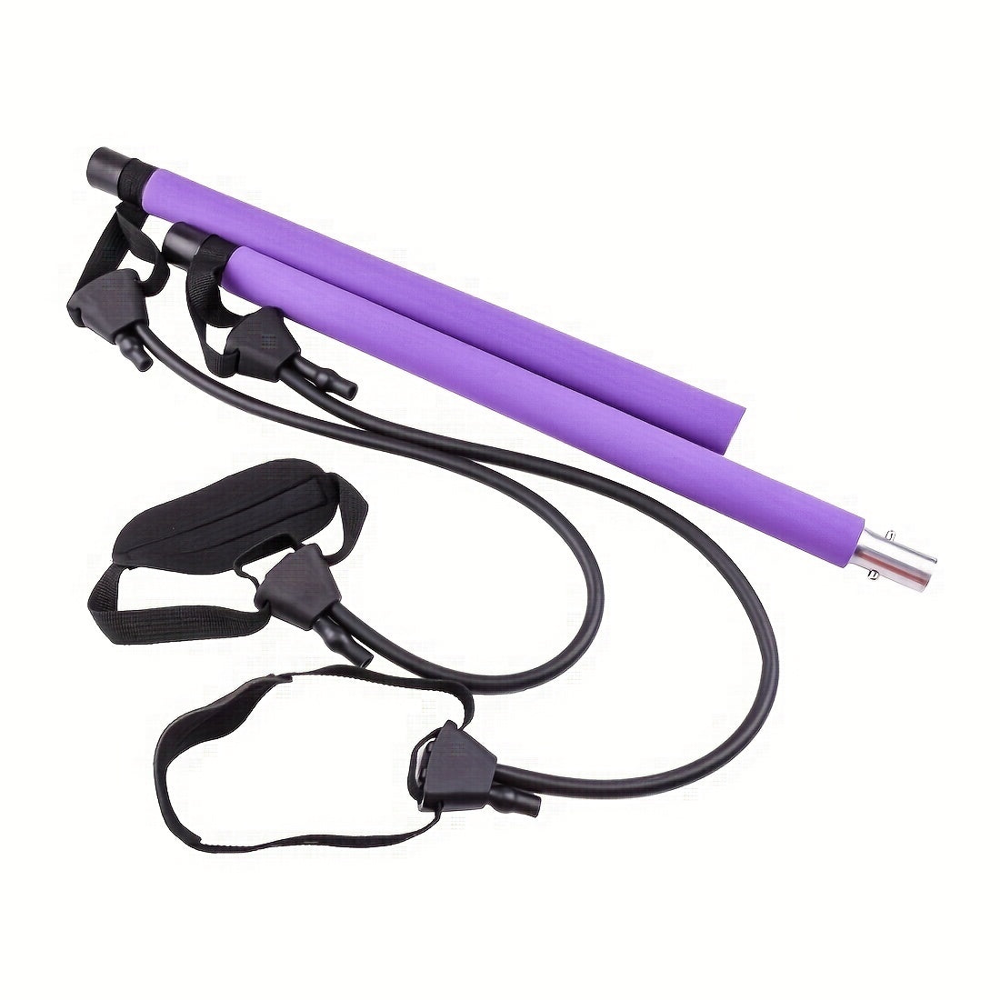 Pilates Bar Kit with Resistance Bands for Full Body Workout