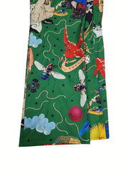  Women's Animal & Figure Print Shirt & Pants Set