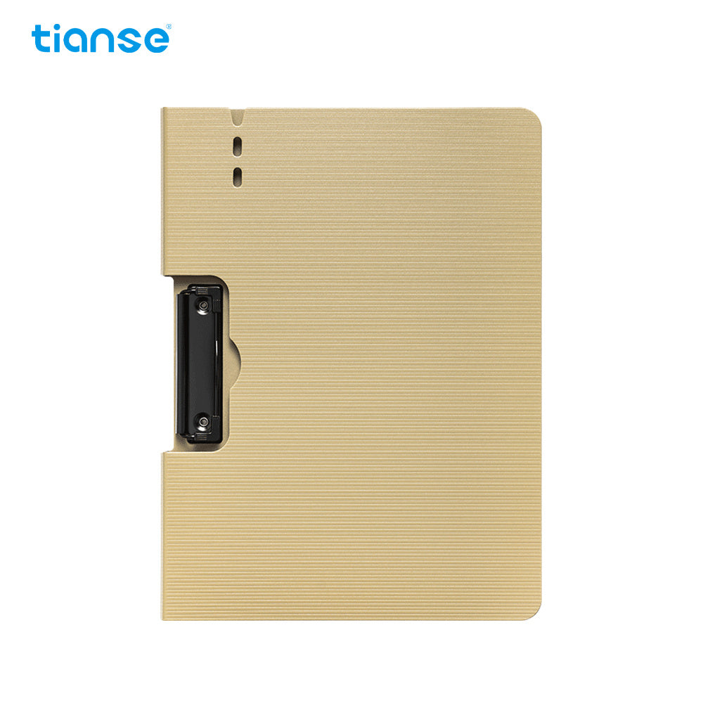 TIANSE Clipboard Folder A4 Size Single Clip 100 Sheet Capacity Waterproof