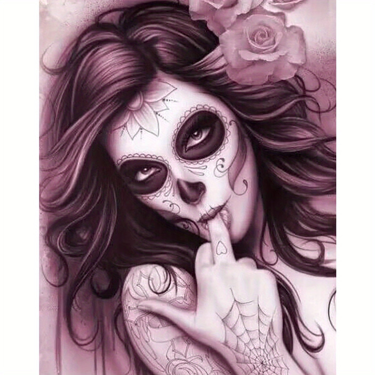 DIY Halloween Ladies Diamond Painting - Home Decoration Art Gift