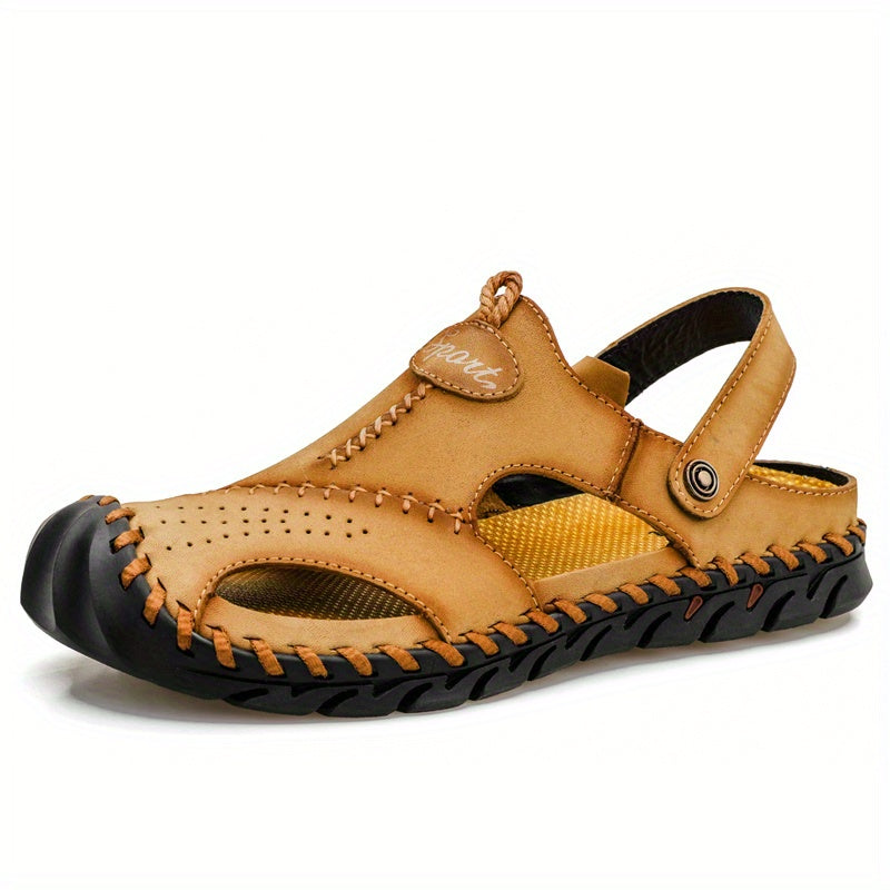 Men's Closed Toe Sandals Breathable Non Slip Beach Shoes