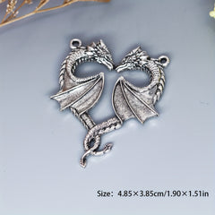 5pcs Viking Dragon Charm For DIY Jewelry Making