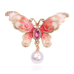Butterfly Beads Brooch Backpack Pins