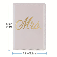 Mr And Mrs Travel Passport Holders Set