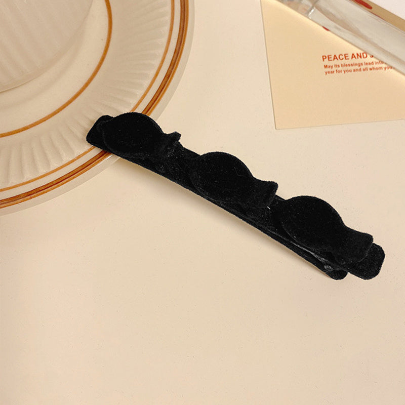 Velvet Hair Clip Braided Side Clip Women Hair Accessories Barrette
