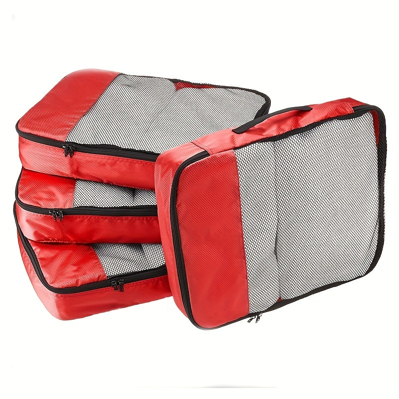 3-Piece Travel Luggage Compression Bags Dustproof Portable Clothes Bags