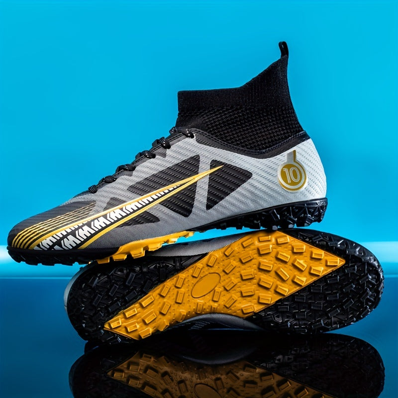 High Top Turf Football Boots for Summer Rainy Training