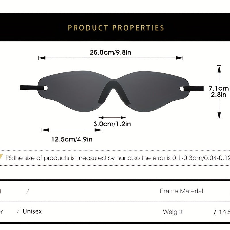 European American Celebrity Sunglasses Y2K Style Female Concert Glasses