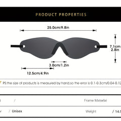European American Celebrity Sunglasses Y2K Style Female Concert Glasses