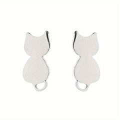 Stainless Steel Animal Stud Trinkets Earrings