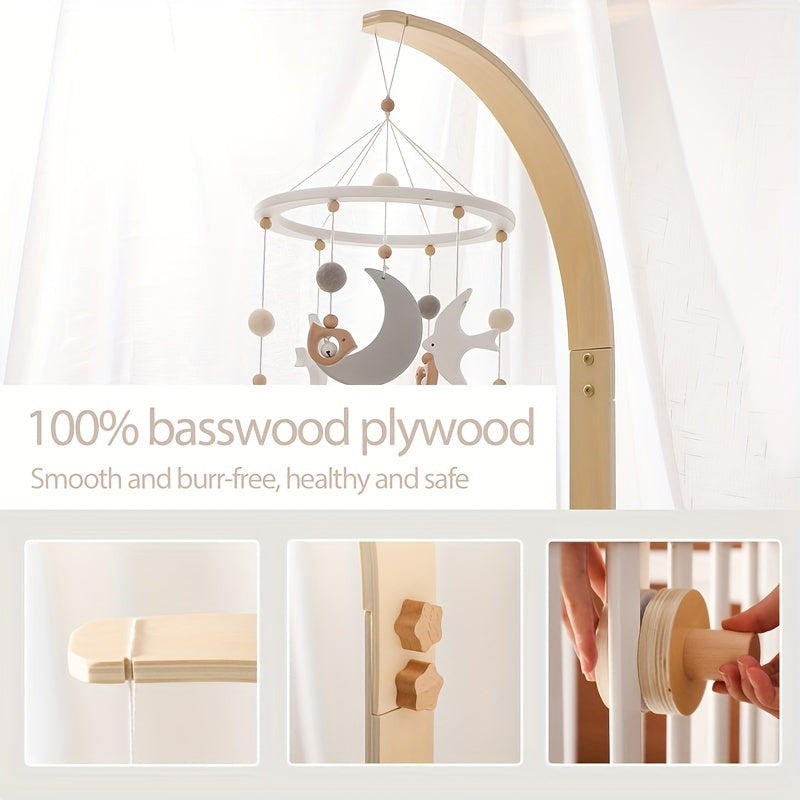Kids Bed Bent Wooden Bed Bell Holder Bed Bell Accessories