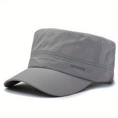 Outdoor Sun Visor Mesh Flat Hat for Men and Women