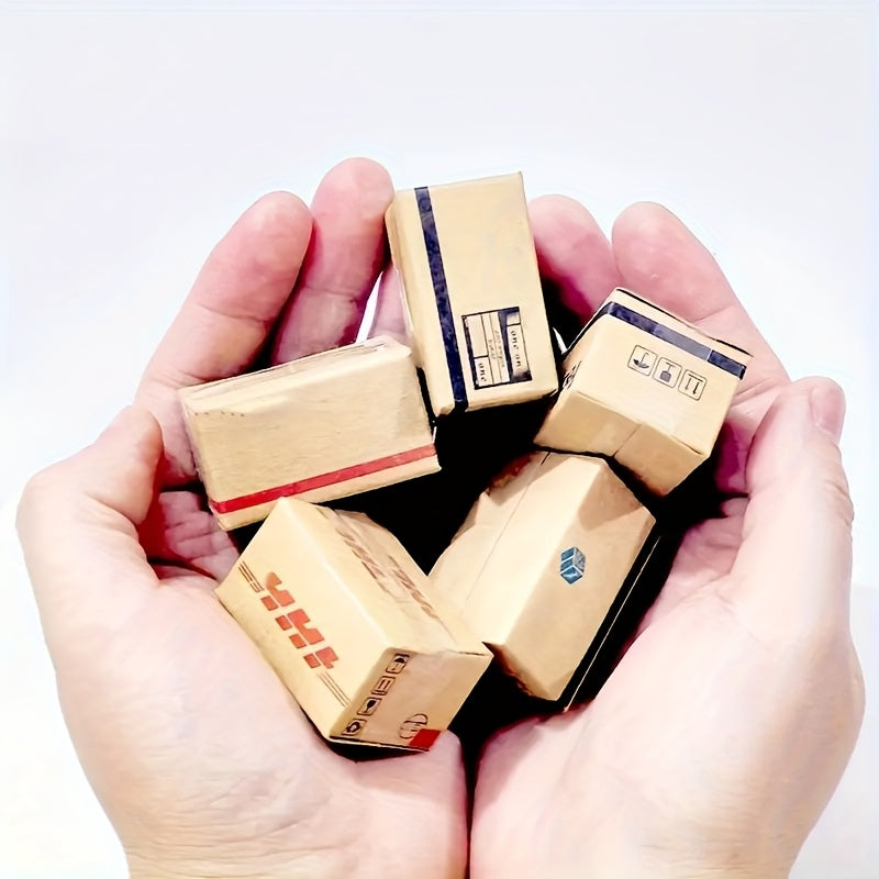 20pcs Realistic Cardboard Boxes for Dollhouses Halloween Christmas