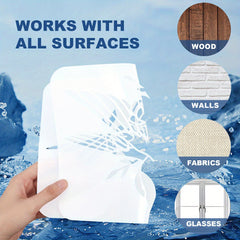 2pcs PET Hollow Out Drawing Stencils with Musical Note Brush