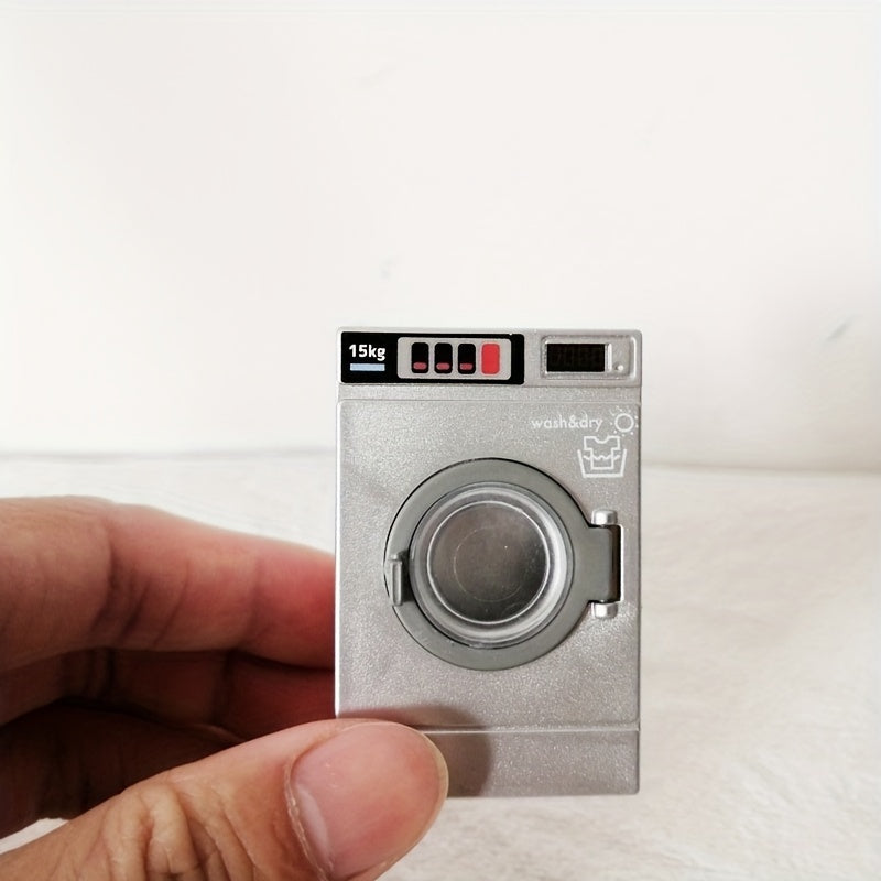 Mini Dollhouse Washing Machine Model Ornament