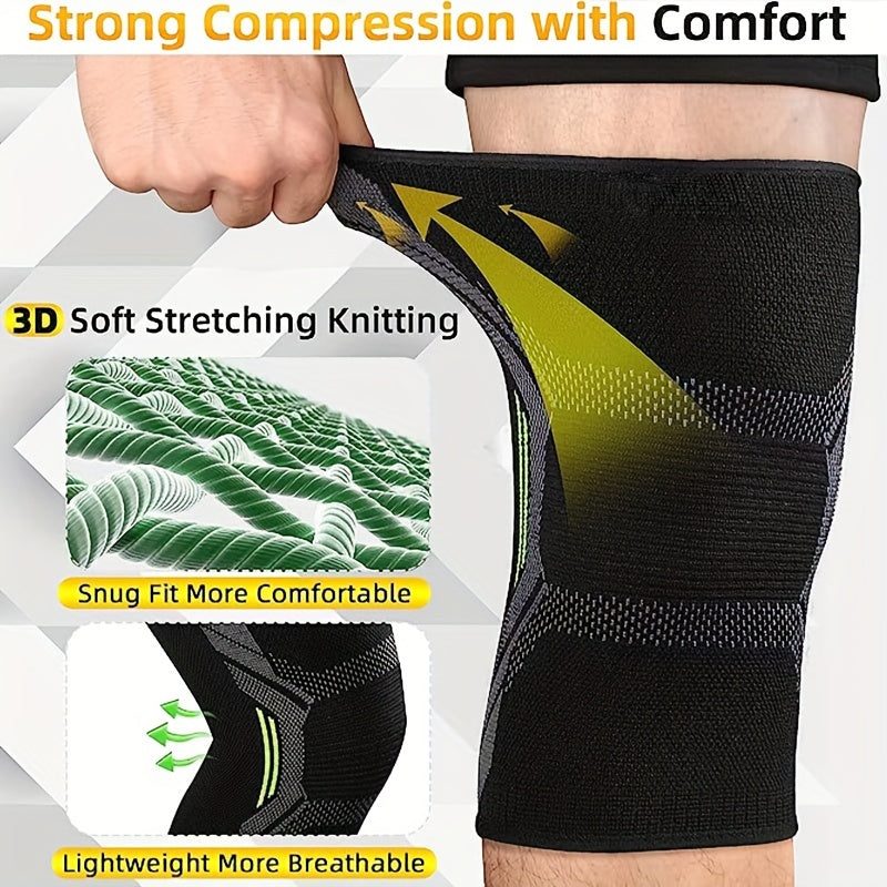 Knee Sleeve For Support And Sports, Comfortable Knee Pads For Running Workouts