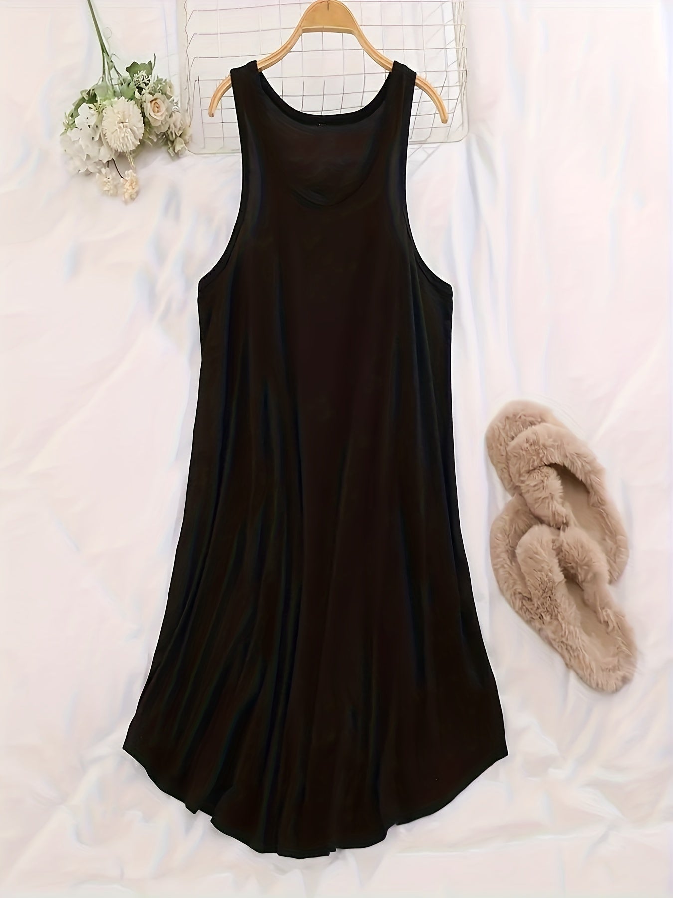 3 Pack Plus Size Basic Sleep Dress Set Women's Plus