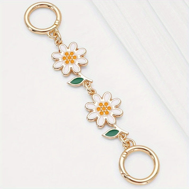 Metal Textured Purse Strap Extender Chain for Handbags