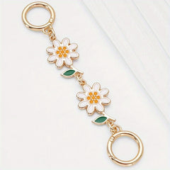 Metal Textured Purse Strap Extender Chain for Handbags