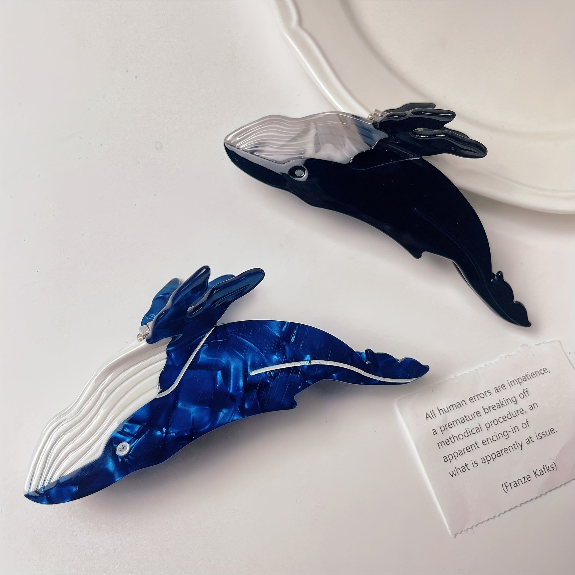 Dolphin Hair Claw Clip Ocean Animal Ponytail Holder
