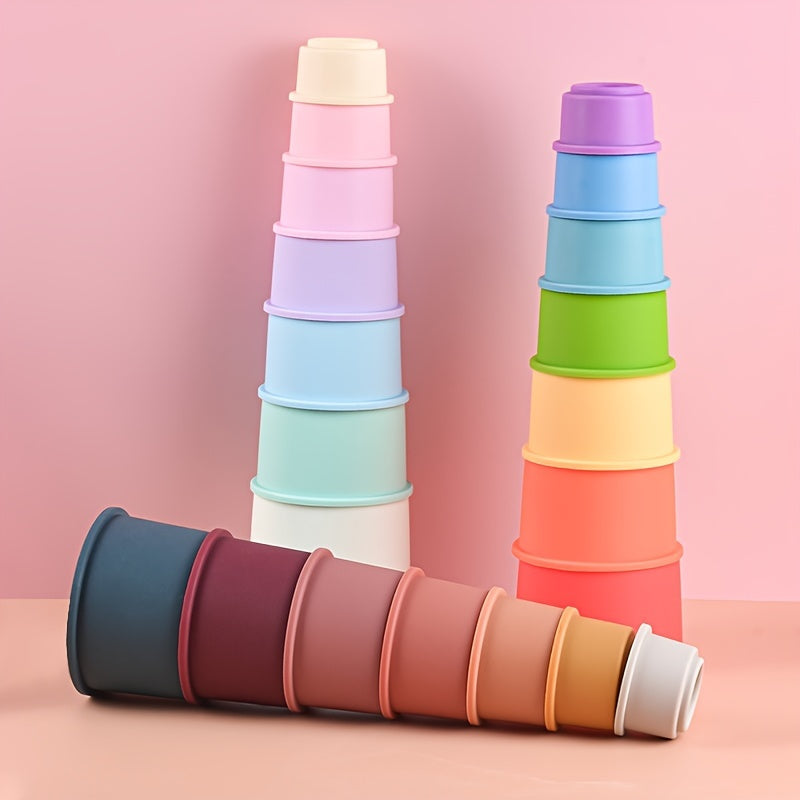 Silicone Sensory Water Cups Set - Educational Toy for Kids