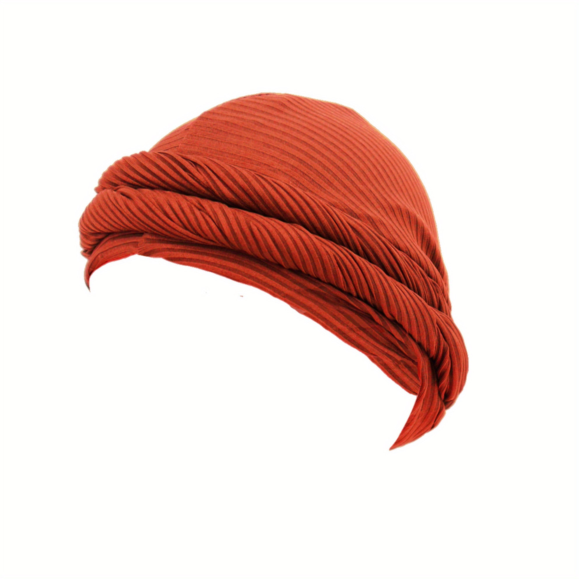 Men's Twisting Cap Pit Strip Button Head Wrap Cap