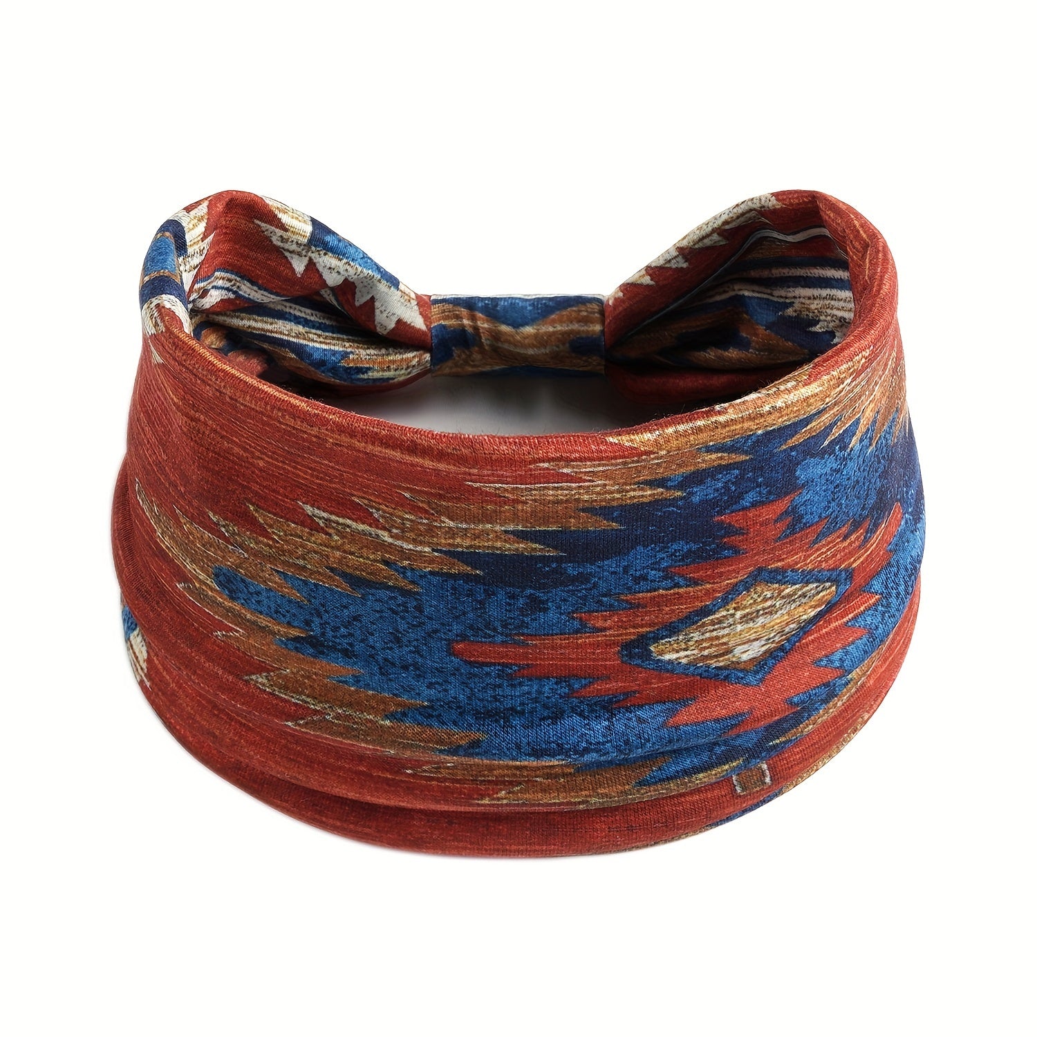 Boho Vintage Headband Hair Band Wide Knotted Bandana