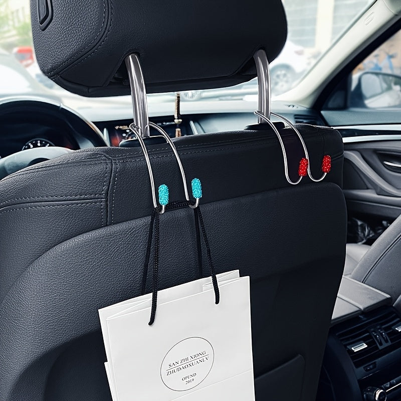 Rhinestone Purse Hook Car Headrest Hangers