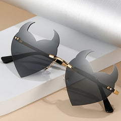 Frameless Irregular Sunglasses for Party Dance Disco