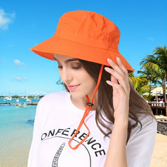 Women's Sunshade Bucket Hat Beach Boonie Hat