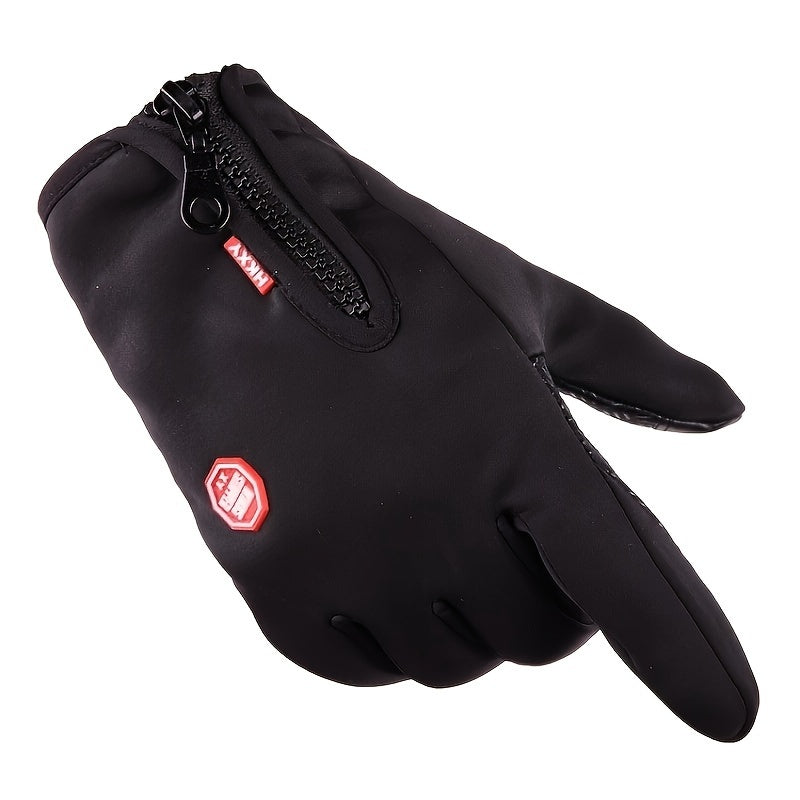 Men's Winter Warm Gloves Waterproof Touch Screen Cold Weather Running