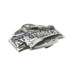 Letter Airplane Pattern Military Belt Buckle Western Cowboy Belt Buckle