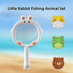 Net Catch Animal Bath Toy Floating Bathroom Play Toy PVC Toy