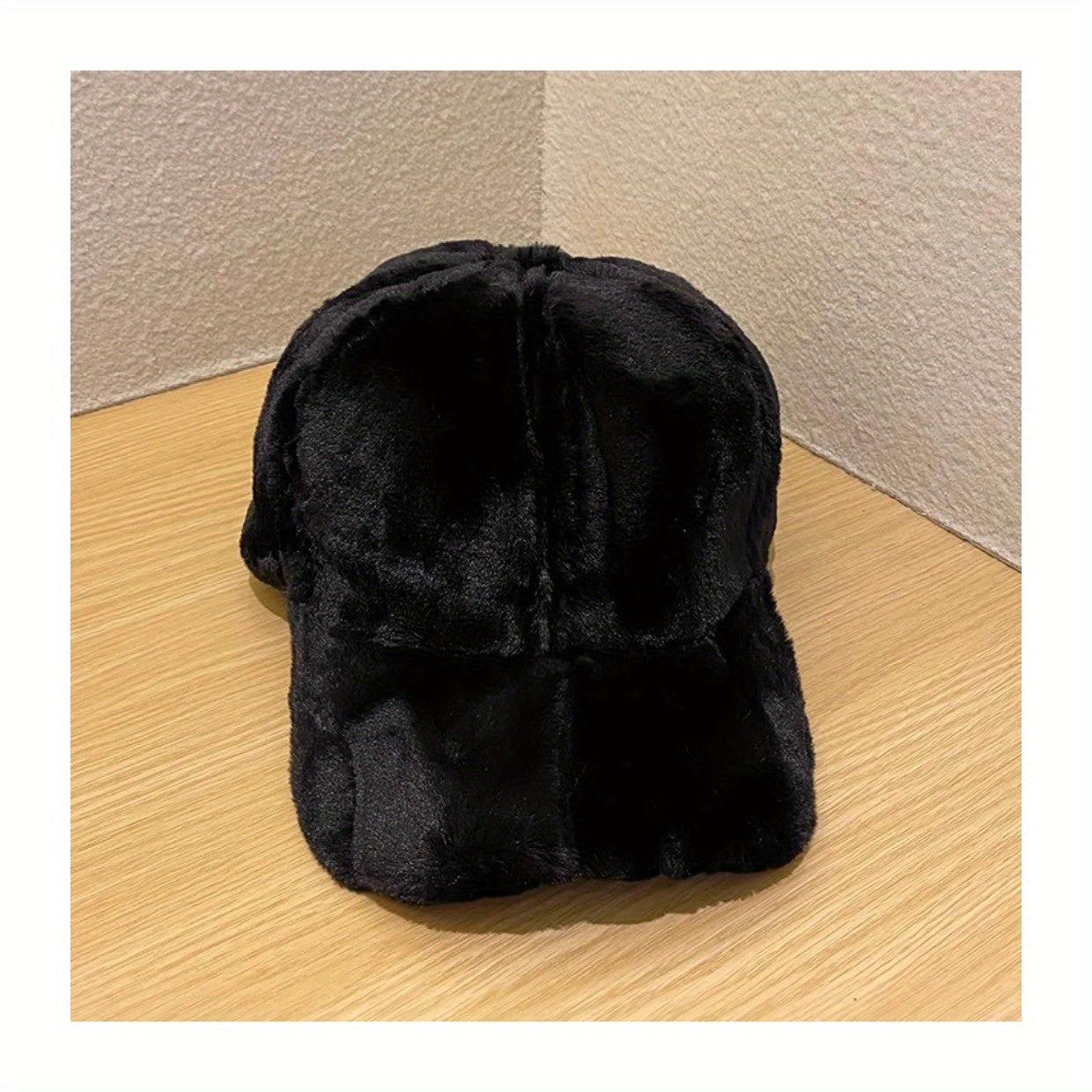Plush Baseball Cap Warm Sun Hat Coldproof Adjustable Golf Hats