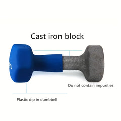 2pcs 4kg Dumbbells Non-slip Frosted Surface Arm Muscle Training Fitness