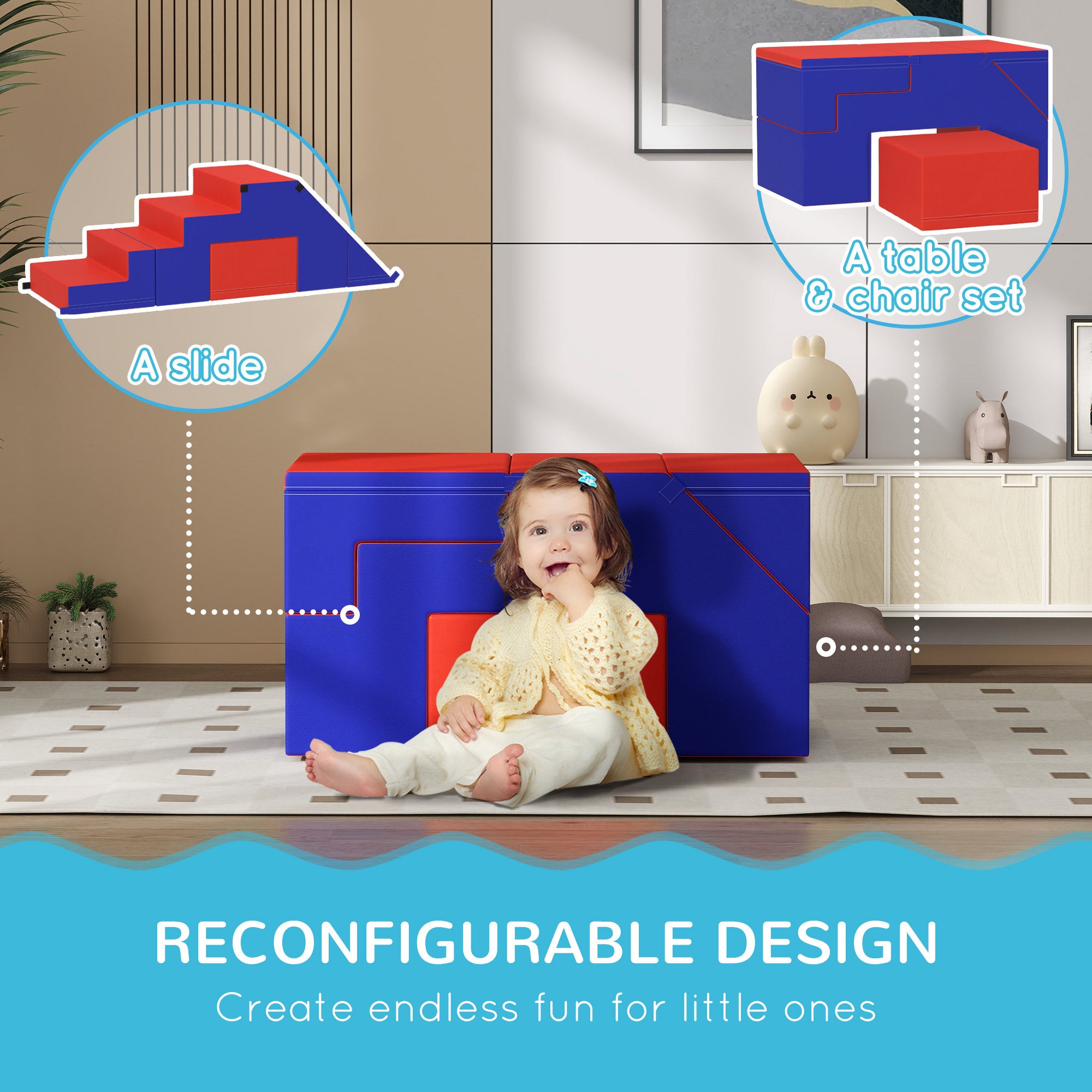 Baby Foam Blocks Climb and Crawl Activity Toys