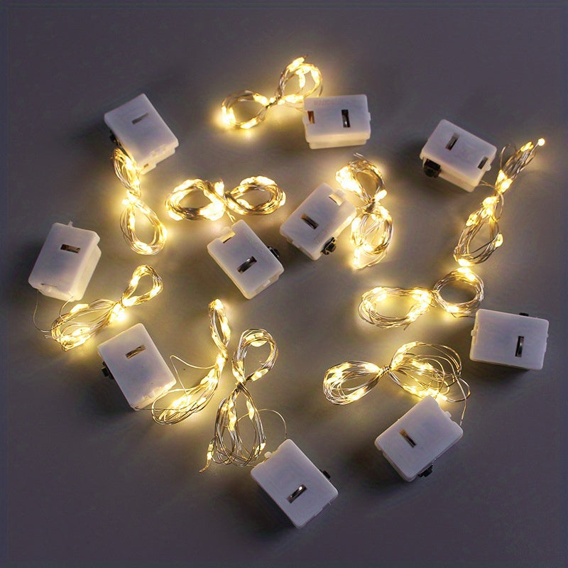 Warm LED Lights String Small Box Holiday Party Decoration Christmas Tree