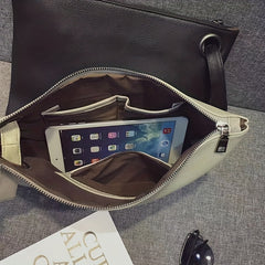 Oversized Clutch Bag Women's PU Leather Briefcase Handbag