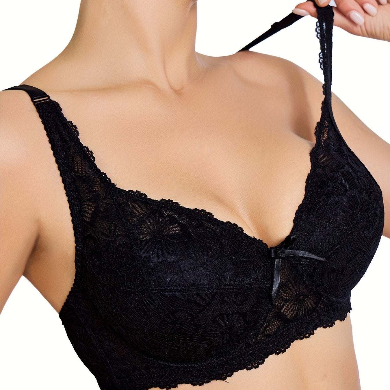 Lace Push Up Bra Breathable Bra Women's Lingerie