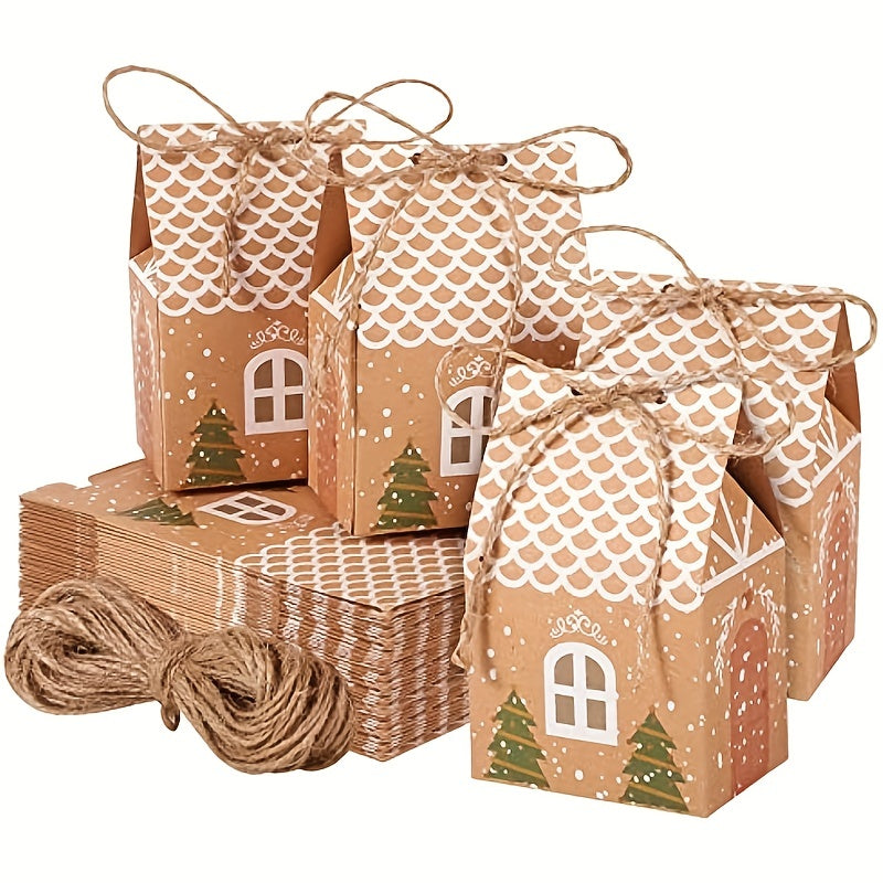 20pcs Mini Christmas Favor Boxes Xmas Treats Party Favors