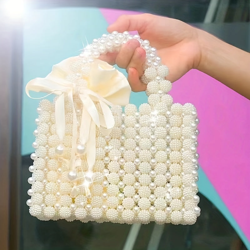 10pcs Acrylic Pearl Beaded Ball DIY Jewelry Making Material