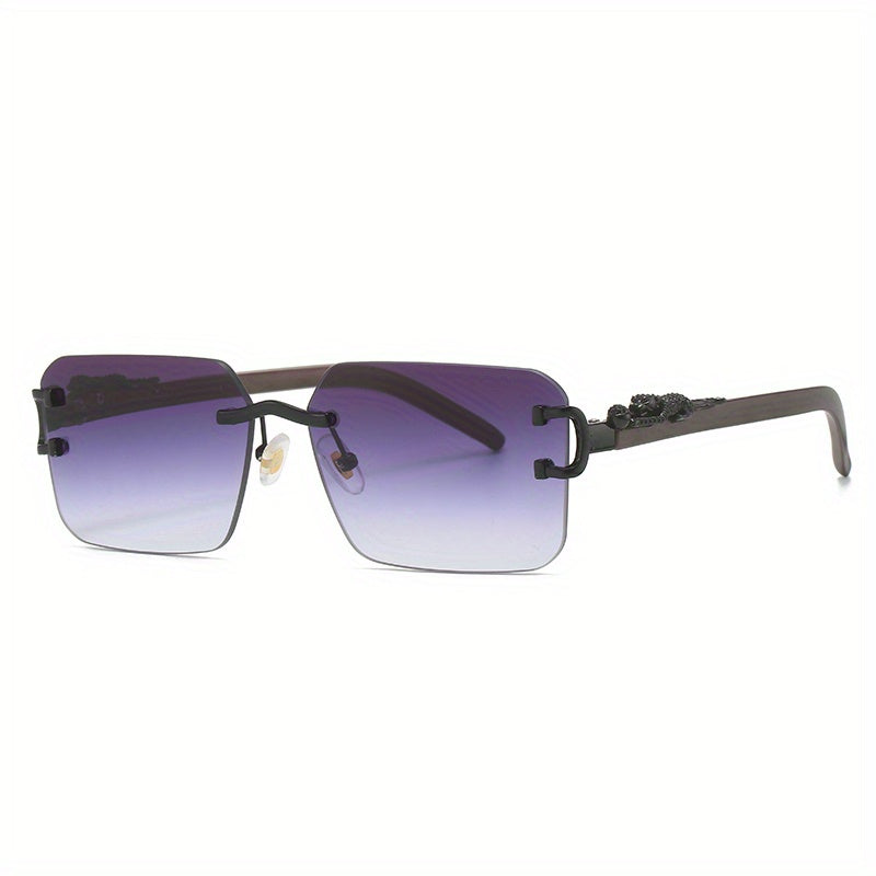 Polygon Rimless Sunglasses Cross border Catch all Sunglasses