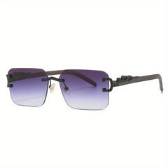 Polygon Rimless Sunglasses Cross border Catch all Sunglasses