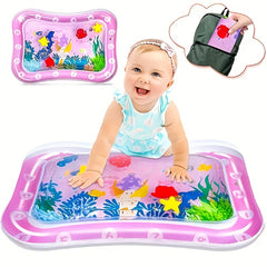 WELLFAR Pink Inflatable Crawling Mat with PE Surface