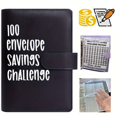 100 Envelope Challenge Binder Savings MoneyChallenges Budget Binder