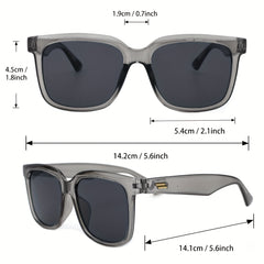 Square Sunglasses Anti Glare for Driving Beach Travel UV400