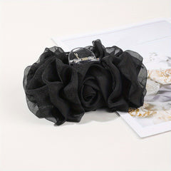 Large Solid Hair Claw Bow Hair Clip for Women