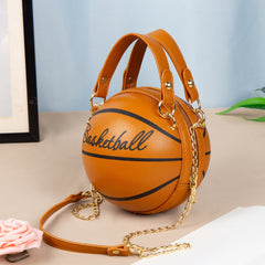 Y2K Basketball Crossbody Bag Chain Shoulder Purse
